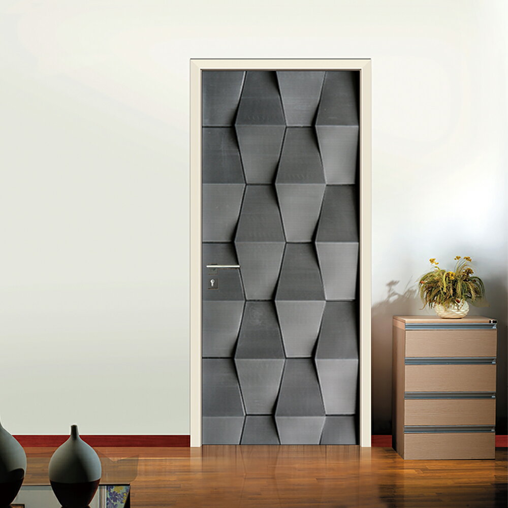 『最大20%OFFクーポン』『貼ってはがせる ドア用ウォールステッカー』防水シート 壁紙 モロッカン 北欧 おしゃれ 玄関 室内 カフェ風 DIY インテリア