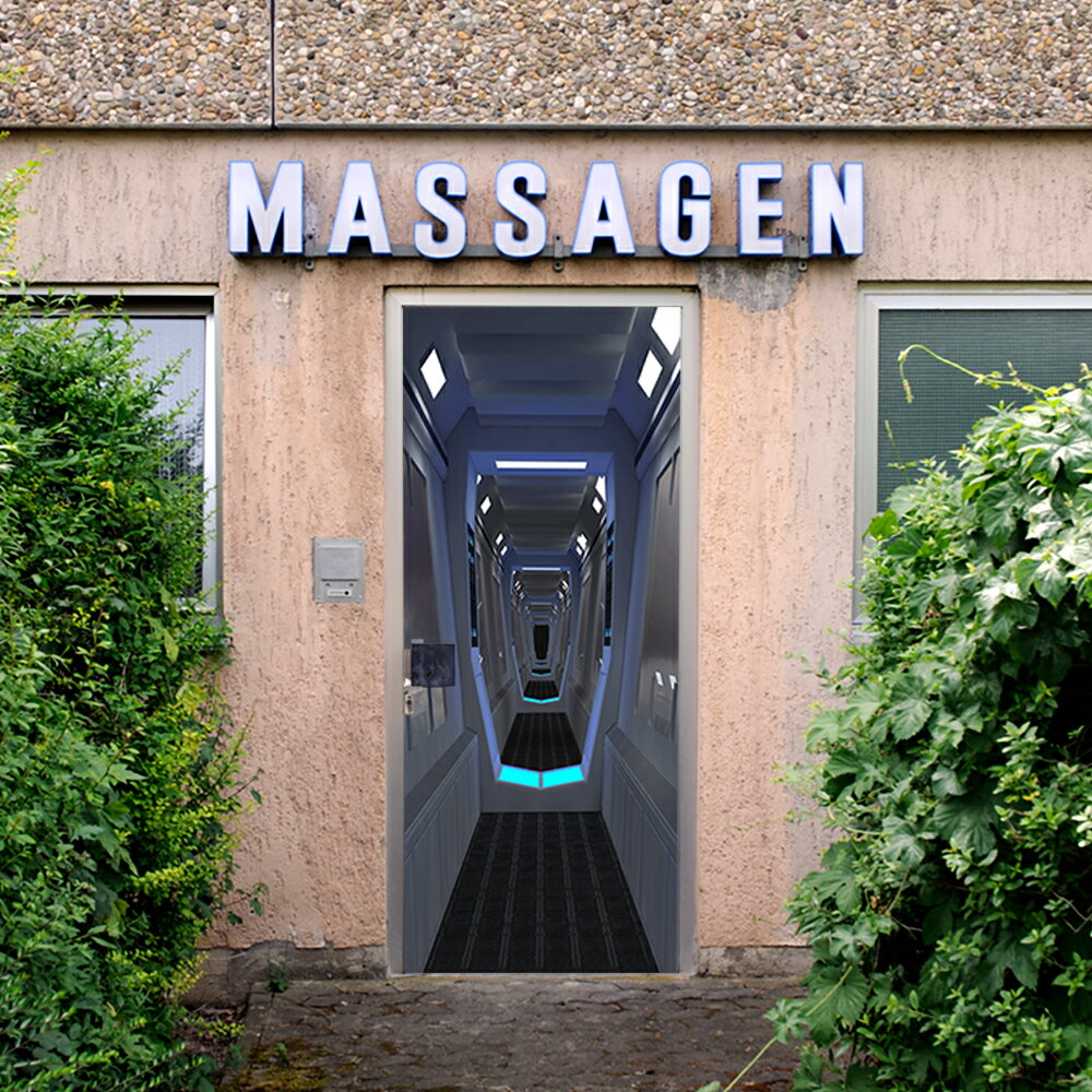 『最大20%OFFクーポン』『貼ってはがせる ドア用ウォールステッカー』防水シート 壁紙 モロッカン 北欧..