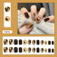 【PRS nail】 ネイルチップ 付け爪 つけ爪 おうちネイル 貼る 簡単 ネイル 剥がせる デコネイル かわいい 24枚入 手用
