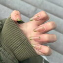 【PRS nail】 ネイルチップ 付け爪 つけ爪 おうちネイル 貼る 簡単 ネイル 剥がせる デコネイル かわいい 24枚入 手用