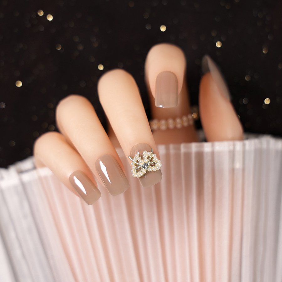 【PRS nail】 ネイルチップ 付け爪 つけ爪 おうちネイル 貼る 簡単 ネイル 剥がせる デコネイル かわいい 24枚入 手用