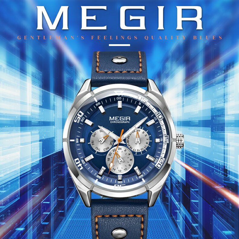 Megir 自動巻き スケルトン 黒 腕時計 リシャールミル