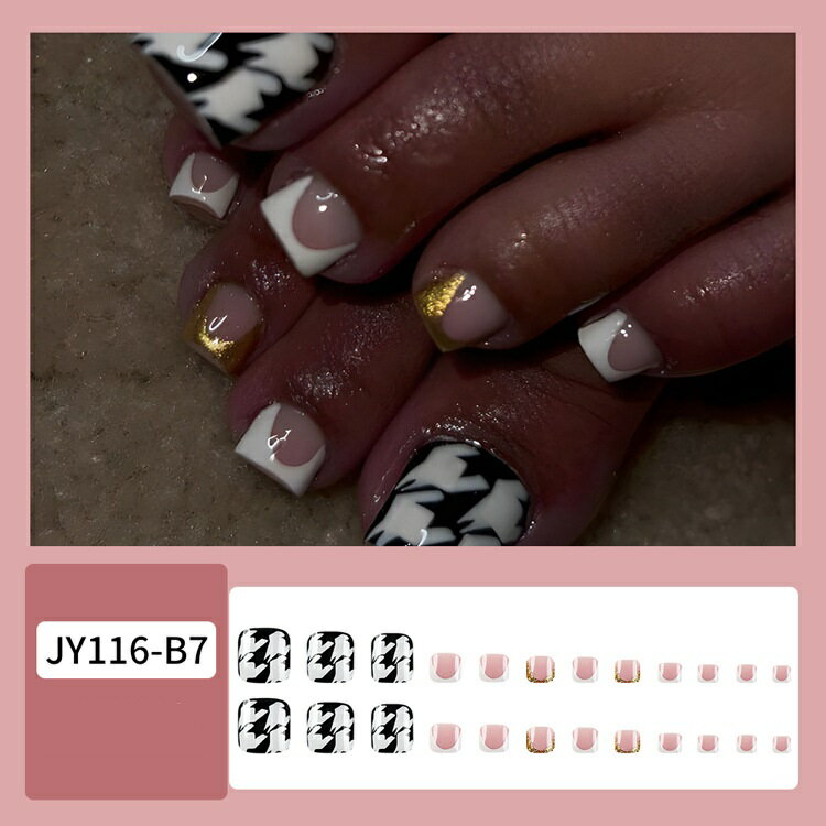 『最大20%OFFクーポン』【PRS nail】 ネイルチップ 付け爪 つけ爪 簡単貼る 韓国 人気 夏に 繰り返し使える 剥がせる デコネイル かわいい 24枚入り 足用 フット用 結婚式 成人式