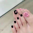 『最大20%OFFクーポン』【PRS nail】 ネイルチップ 付け爪 つけ爪 簡単貼る 韓国 人気 夏に 繰り返し使える 剥がせる デコネイル かわいい 24枚入り 足用 フット用 結婚式 成人式