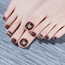 『最大20%OFFクーポン』【PRS nail】 ネイルチップ 付け爪 つけ爪 簡単貼る 韓国 人気 夏に 繰り返し使える 剥がせる デコネイル かわいい 24枚入り 足用 フット用 結婚式 成人式