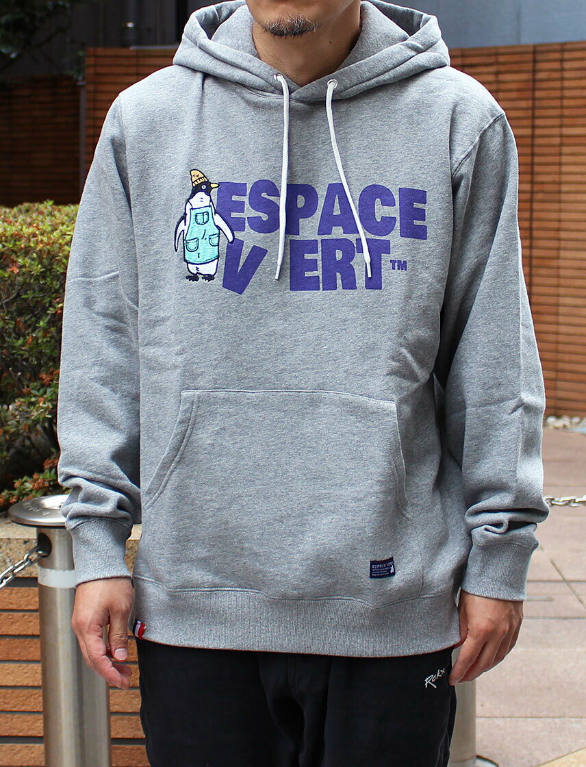 【公式】 ESPACE VERT パーカー メンズ レディース キャンパーペンギン プルオーバー 裏起毛