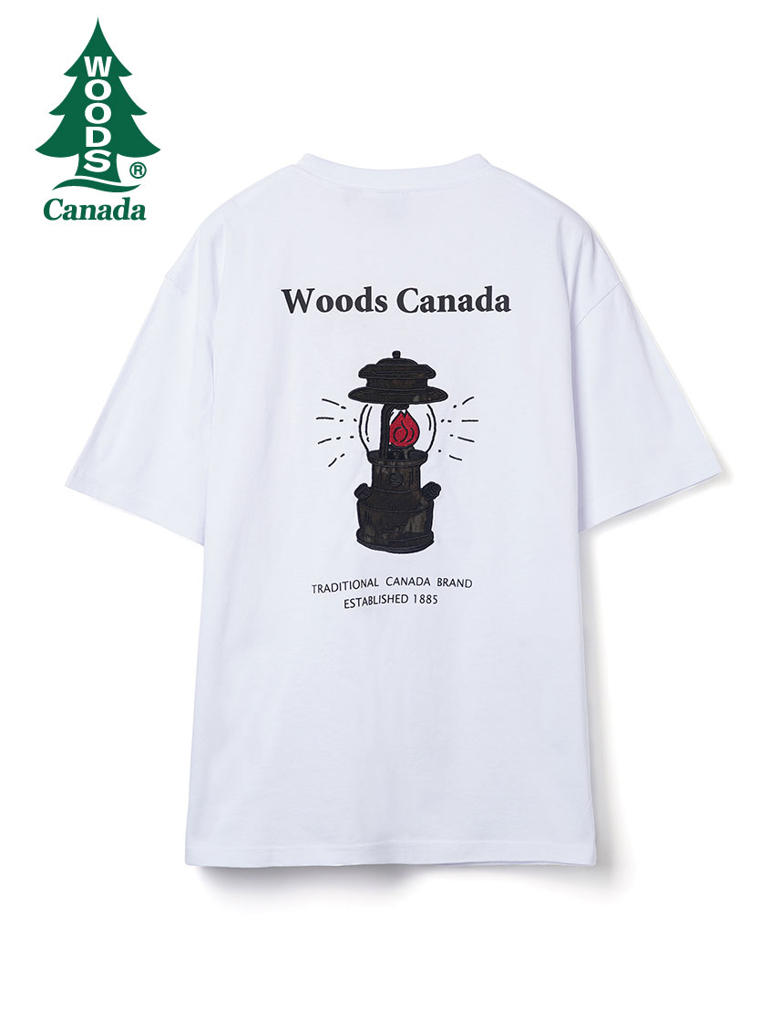 【公式】 WOODS CANADA フロントポケットランタンTシャツ メンズ レディース アウトドア ウッズカナダ
