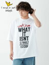 マークゴンザレス (What it isNt) アラビアンBIGTシャツ メンズ レディース ストリート カジュアル スケート ブランド おしゃれ 韓国ファッション ART BY MARK GONZALES