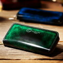 ◆カード&スマートキーケース◆製品にしてから職人が手磨きでグラデーションを!〔革工房パーリィー直販 メイドインジャパン 財布 カードケース スマートキーケース ...