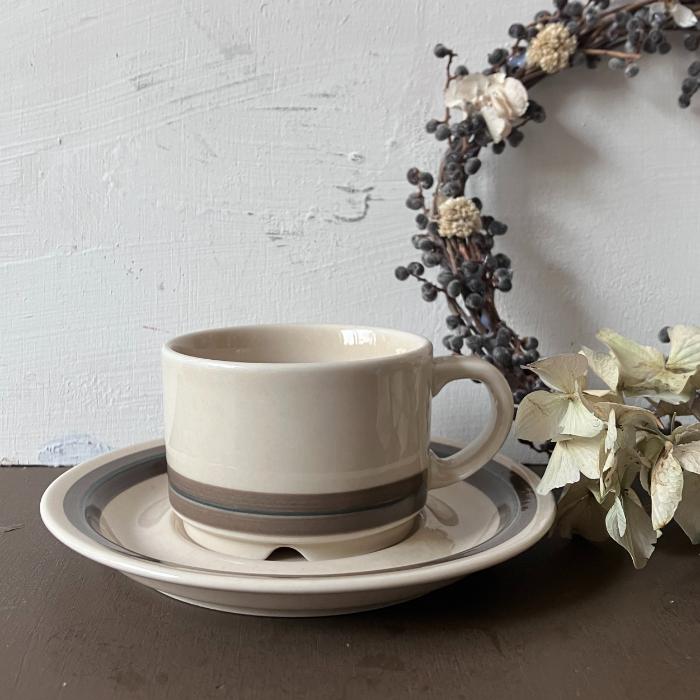 【USED】ARABIA Kuusamao カップ&ソーサー アラビア クウサモ C/S フィンランド【海外直輸入USED品】