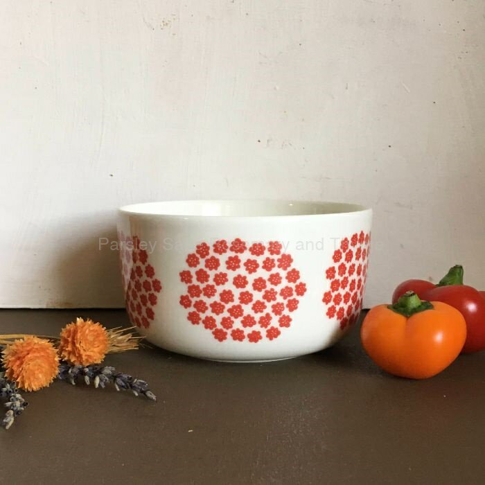 marimekko puketti ボウル レッド マリメッコ プケッティ