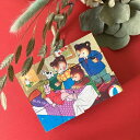 木製 積み木パズル フィンランド イラスト お話 キューブパズル 木製 熊 くま クマ 動物積み木 アニマル 12コマ 子供向け 知育玩具 動物 木のおもちゃ 9コマ 子供向け