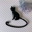 黒猫 タオルハンガー 吸盤 オランダ お風呂 洗面所 壁飾り フック ハンガー バス トイレ お風呂場 バスタイム 猫 ネコ ねこ 美術 アート 置物 雑貨 飾り