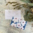 marimekko unikko グリーティングカード 封筒付き フィンランド マリメッコ ウニッコ 北欧雑貨 ミニ ポスター アート 北欧インテリア おしゃれ...