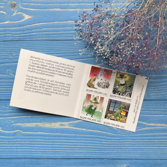 moomin 切手セット posti フィンランド郵政 ムーミン スナフキン フィリフヨンカ ヘルム署長 ニョロニ..