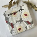 marimekko UNIKKO シルバーグレー ペーパーナプキン 33×33 20枚入り マリメッコ ウニッコ フィンランド 紙ナプキン キッチン パーティー