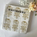 marimekko vihkiruusu ペーパーナプキン 33×33 20枚入り ゴールド(ライン)マリメッコ ヴィヒキルース フィンランド 紙ナプキン キッ...