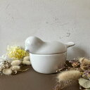 【USED】エストニア トリ キャニスター 小物入れ ホワイト 鳥 とり 収納 置物 雑貨 飾り美術 アート【海外直輸入USED品】(3)