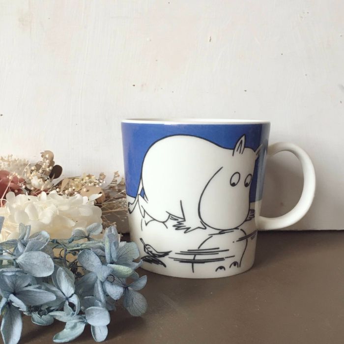 【USED】 ARABIA moominmug マグカップ Moomintroll on ice アラビア ムーミンマグ ムーミントロール オン ザ アイス【海外直輸入USED品】