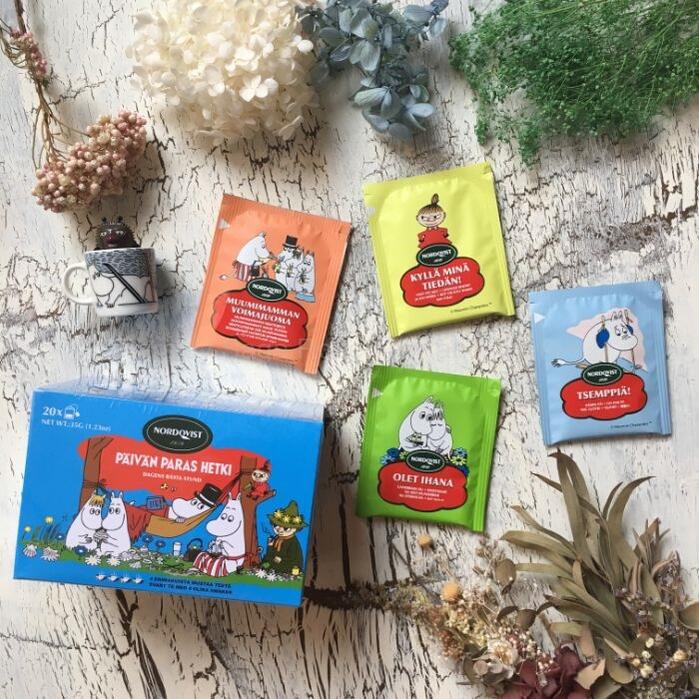 Nordqvist moomin フレーバーブラックティー 4種類セット 20袋入り ムーミン ノードクヴィスト 紅茶のサムネイル
