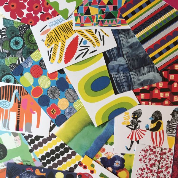 marimekko ポストカード 3枚×3セット〚9枚セット〛 (柄選択不可）マリメッコ メッセージカード