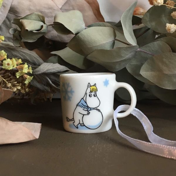 【SALE 6/4まで 3300 → 2640】ARABIA MOOMIN minimug 2011年 Winter Games アラビア ムーミン ミニマグ ムーミンマグ クリスマス