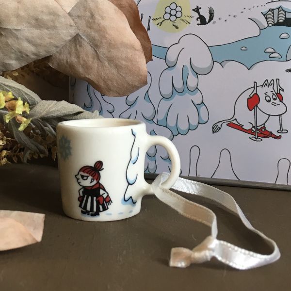 【USED】 ARABIA MOOMIN minimug 2012 winter forest アラビア ムーミン ミニマグ ムーミンマグ クリスマス 【海外直輸入USED品】