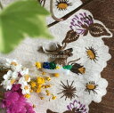 ドイツ ブローチ 鹿と花 レトロ ファッション アクセサリー バッジ