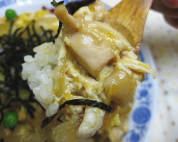 地鶏の親子丼の素