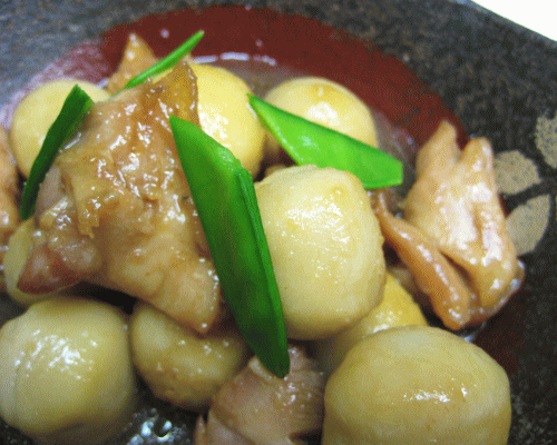 里芋と鶏肉の煮もの