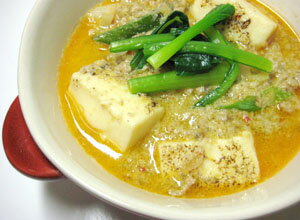 豆腐と春雨の坦々スープ