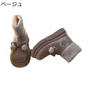 ムートンブーツ レディース 裏ボア ポンポン飾り ウィンターブーツ スノーシューズ かわいい 保暖保温 防寒ブーツ 雪靴 保温性 ショートブーツ 滑り止め 軽量...