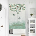 のれん 90cm丈 おしゃれ のれん 植物 間仕切り 厚手 花柄 80x120cm カラー ドアカーテン 母の日 簡単 70x120cm 日除け シンプル 和風...