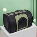 ペットキャリーバッグ 2way 飛び出し防止 ネット ペット 犬 猫 小型犬 S うさぎ おしゃれ 大きめ 猫 キャリーバッグ ブラック 猫用キャリーバッグ 外...