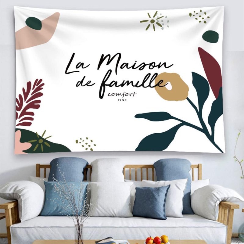 タペストリー 韓国 おしゃれ カラー シンプル 可愛い 壁掛け 大判 北欧 カップル 結婚お祝い 薔薇タペストリー 絵画 布ポスター ベッドサイド 45x35cmA 吊り布 ファブリックポスター 風