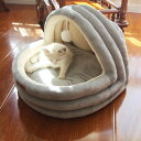 猫 ベッド 猫 ハウス 洗える ペットベッド 猫用ベッド ペットベッド ドーム型 猫用ソファ クッション付き 滑り止め ふわふわ ペットハウス 寝床 猫対応 通年 冬 ふかふか マット モコモコ 52