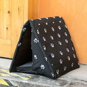 野良猫小屋 防水アウトドアペットハウス 猫小屋 犬小屋 ブラック 屋外 防水ペットケージ 防水アウトドアキャッハウス ドッグハウス キャットハウス ベッド マッ...