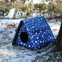 猫ハウス 屋外 防水 野良猫シェルター 外猫ハウス 屋外キャットハウス 屋外キャットハウスオールシーズン耐候性 L 厚く耐候性折りたたみ式猫テント 屋外野良猫犬...