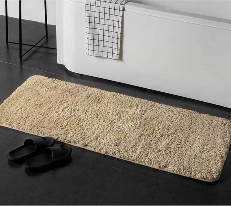 バスマット 家庭用 お風呂マット スタイル 癒しい柔らかさ 吸水マット バスルーム 速乾 サラサラ お風呂 バス 足拭きマット フロアマット 大判 浴室 ホテル おしゃれ 速乾 40*60cm 丸洗い [3]
