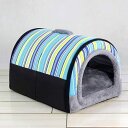 ペットハウス 犬ハウス 冬 ドーム型 ペットベッド 秋冬用 2WAY 夏冬両用 保温防寒 大型犬 猫用 クッション付き あったか 滑り止め 室内用 洗える 犬 小動物用 ドーム型ベッド 夏 おしゃれ