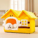 犬ベッド、猫部屋犬部屋、冬閉鎖的な犬ベッド、猫ベッドテント、犬隠れ家ペット部屋ペットベッドはすべて季節に猫と犬に適します (M)