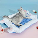 ソフトペットアイスパッド、夏用小型犬や猫ペットベッドに適しています、犬ベッド夏、猫ベッド夏、ベッド夏、ーキャットクールネストクールパッド、猫スリーピングパッドは夏に涼しく保ちます (A)