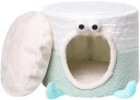 猫 ベッド 犬 ベッド 可愛い ペットベッド ペットハウス 冬 子犬 猫用ハウス ふわふわ クッション ドーナツペットベッド ぐっすり眠る もこもこ 暖かい 種類タイプ2 滑り止め 防寒 寒さ対策 3