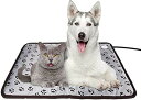 ペットマット 犬用マット 猫用マット ペットクッション 冬用 暖かい ペット用ホットカーペット 防水 ヒーターマット 電気毛布 子犬 小型犬 小動物対応 暖房器具 寒さ対策 過熱保護 2段階温度調節