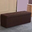 収納 ベンチソファー スツール ベンチ ボックス コーヒー色3 2人掛け 60*40*40cm 収納スツール チェア オットマン 椅子 ローソファー ローソファ...