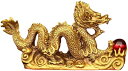 龍の置物 風水 龍 竜 真鍮 玄関 装飾置物 強力な護符 祈る 厄除け 魔除け プレゼント 贈り物 お守り風水グッズ 開運グッズ 昇龍 縁起物 (Size : ...