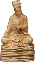 諸葛亮 諸葛孔明 座像 13cm 木製彫刻 美術品 置物 フィギュア コレクション 木彫り置物 (崖柏木)