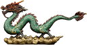 風水グッズ 置物 龍 銅製 迫力 大きいサイズ 開運 グッズ 置物 干支 ビジネス 仕事運 商売繁盛 金運 財運 人間関係 恋愛運 人気 アップ 魔よけ龍 プレ...