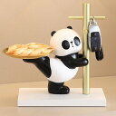 パンダ 皿を捧げるパンダ 置物 玄関収納 鍵置き クマの置物 インテリア雑貨 樹脂製 F ステンレス鋼 収納トレ 雑貨 小物収納 卓上収納 多機能 眼鏡/リモコン/化粧品/キャンディーなど小物収納 家
