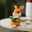 置物 うさぎ 飾り物 兎の置物 庭オブジェ カントリー置物 ガーデン用品 オブジェ ハリネズミ 置き物 動物 樹脂 ガーデニング雑貨 可愛い雑貨 プレゼント イ...